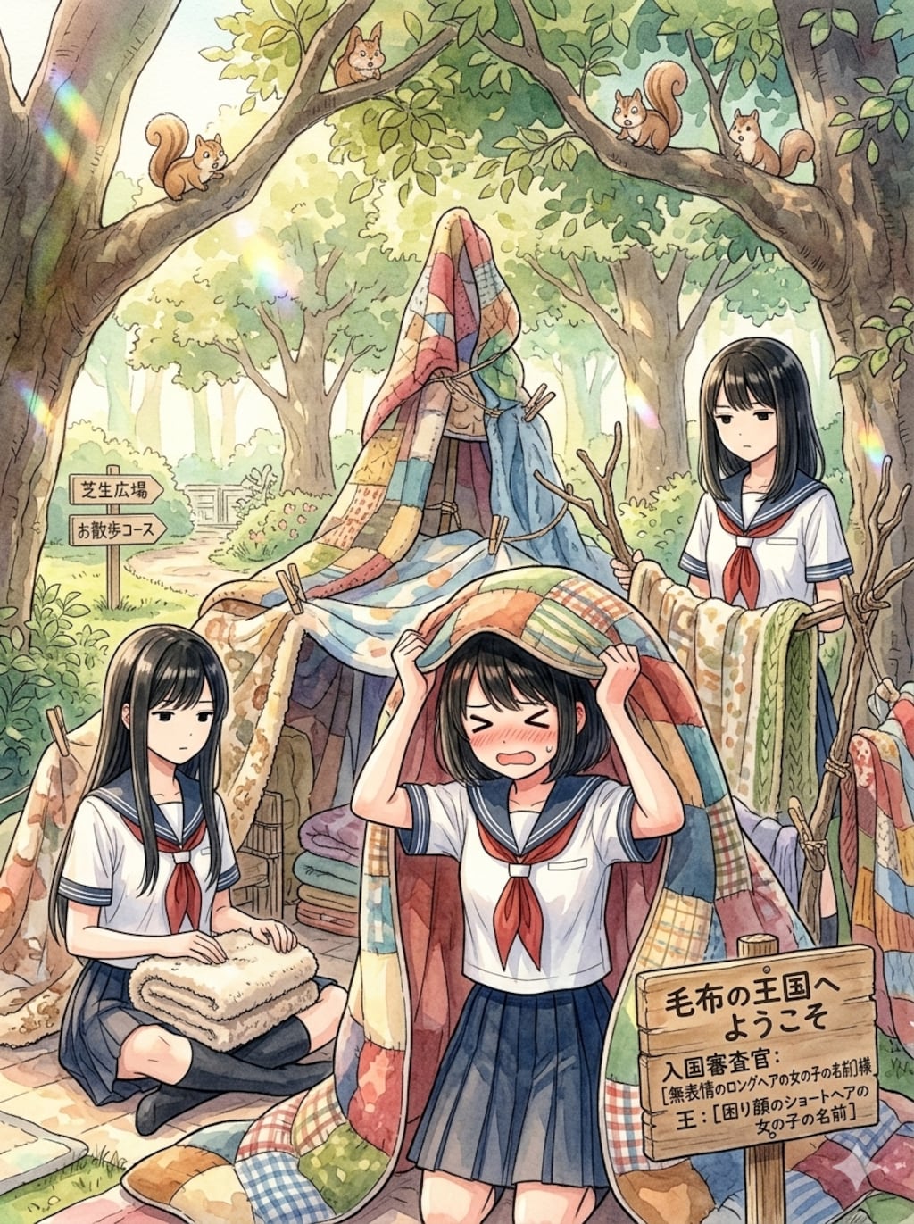 毛布の王国の建設