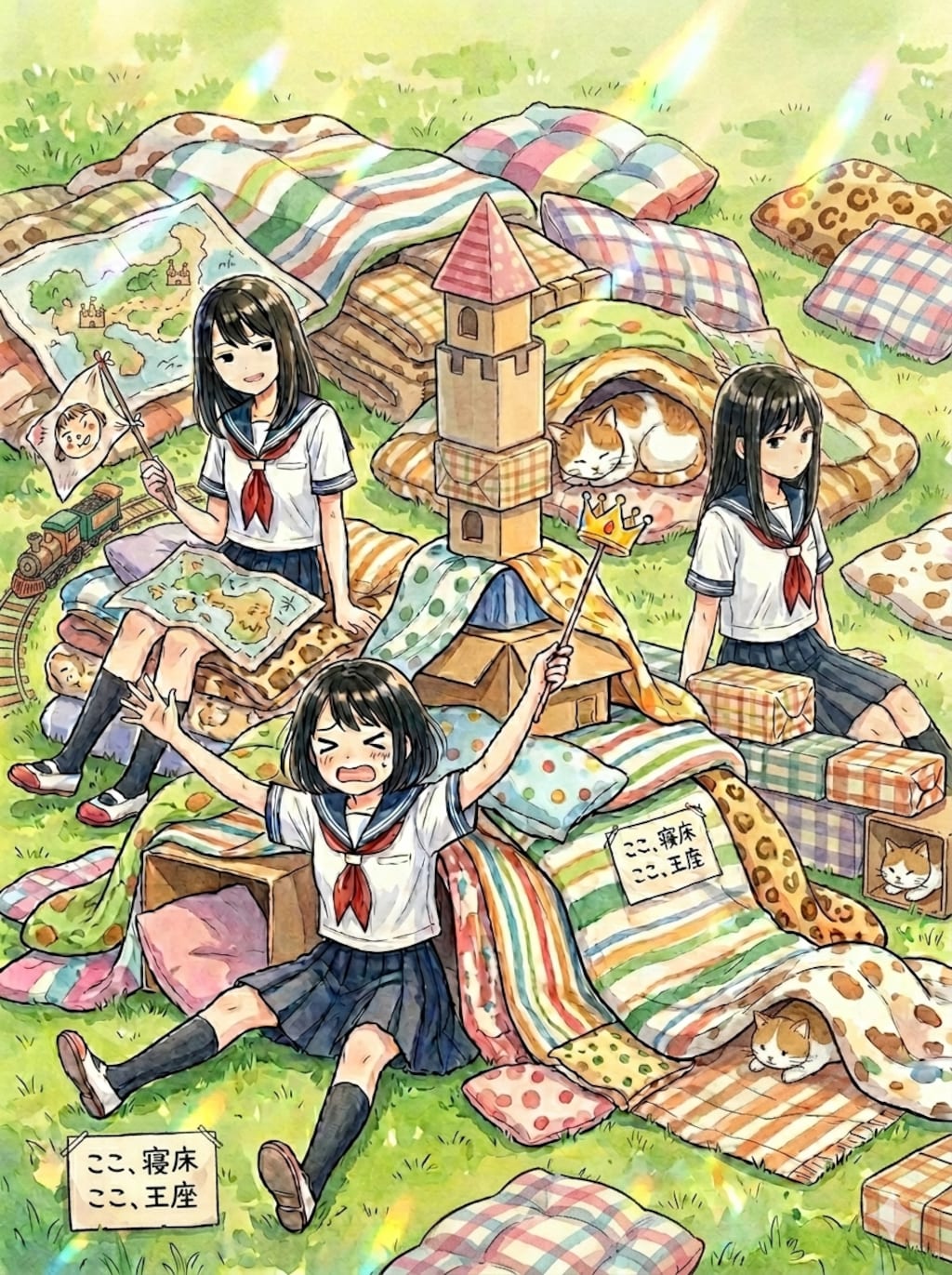 毛布の王国の建設
