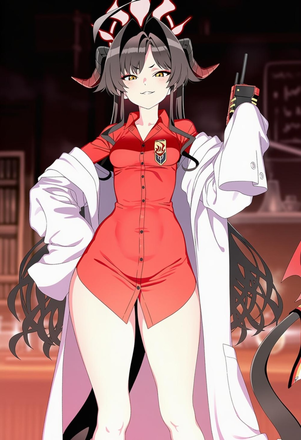 働く白衣コスプレ人妻