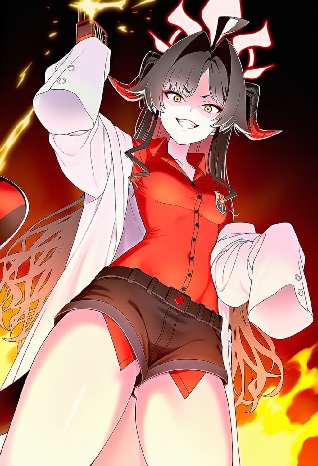 働く白衣コスプレ人妻