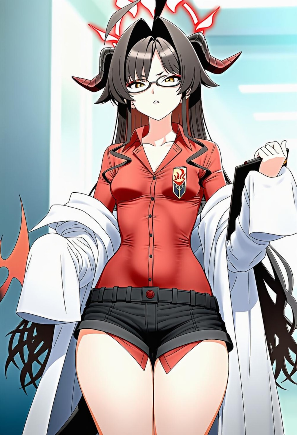 働く白衣コスプレ人妻