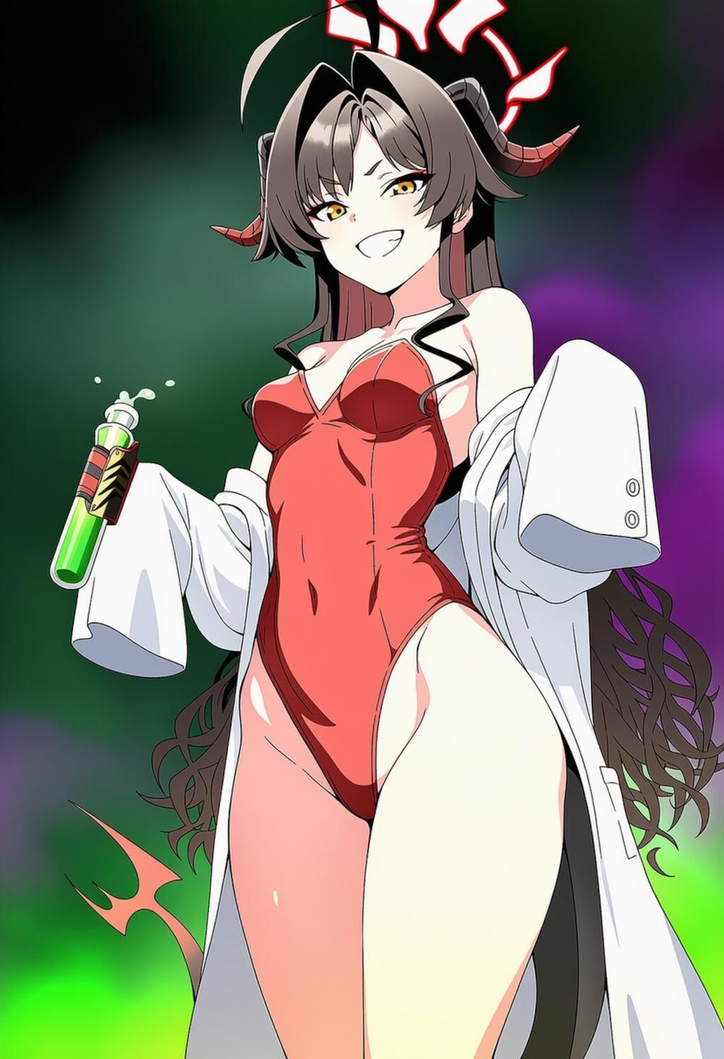 働く白衣コスプレ人妻