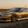 ゴールドS14のドリ車 3枚目