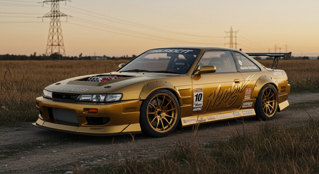 ゴールドS14のドリ車