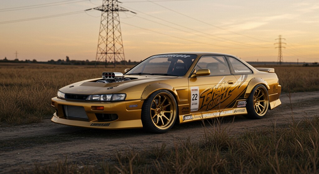 ゴールドS14のドリ車