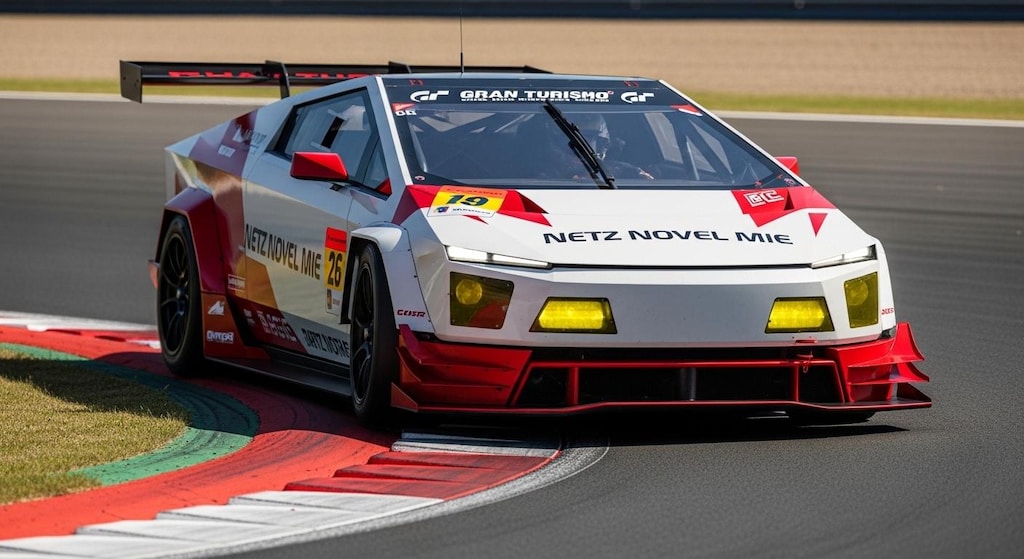 テスラサイバートラックレーシングカー