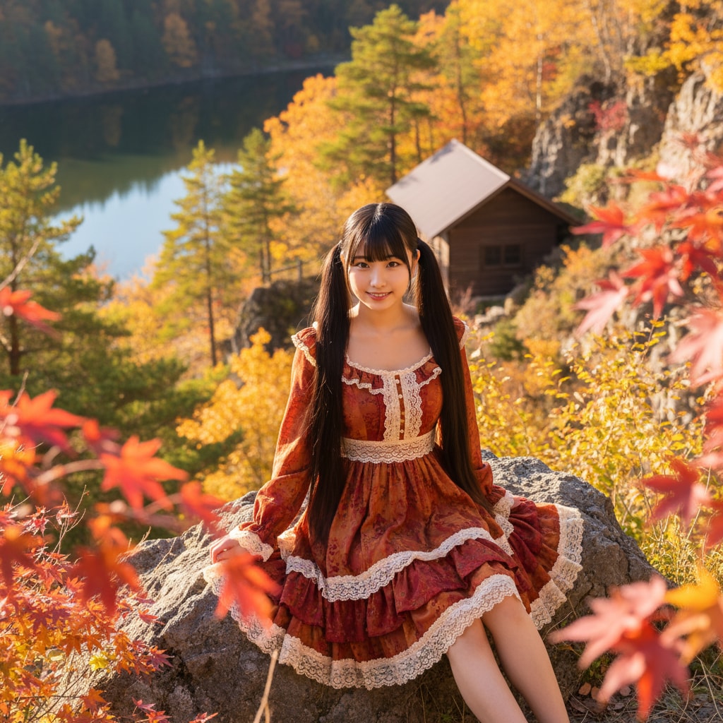 黒ツイさん。森ガール