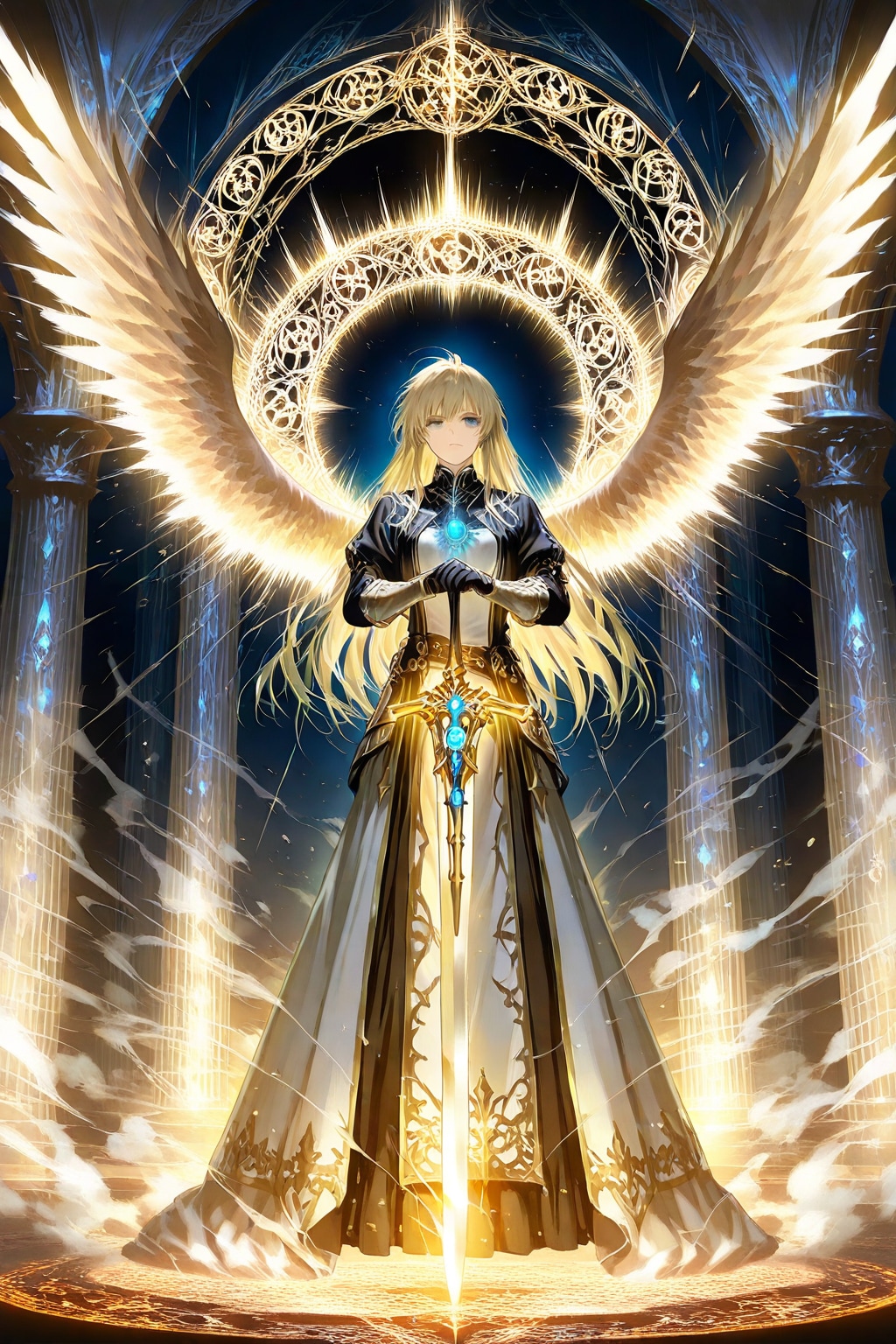 天空の神殿に眠りし聖剣 | の人気AIイラスト・グラビア