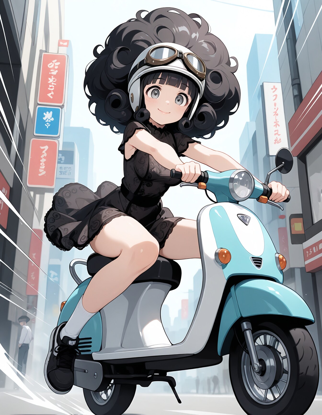 アフワさんのヘルメット問題 | の人気AIイラスト・グラビア