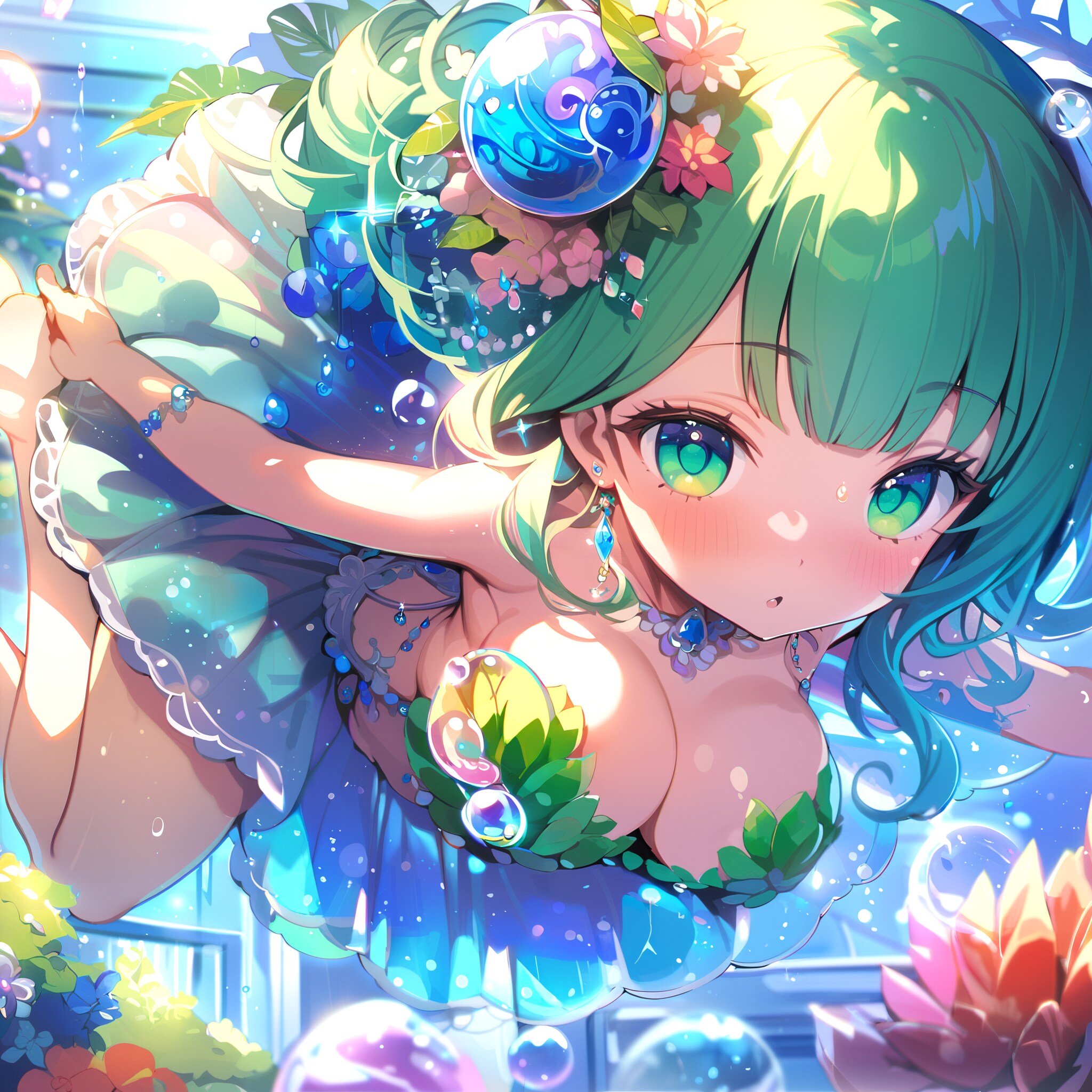 水中での出会い