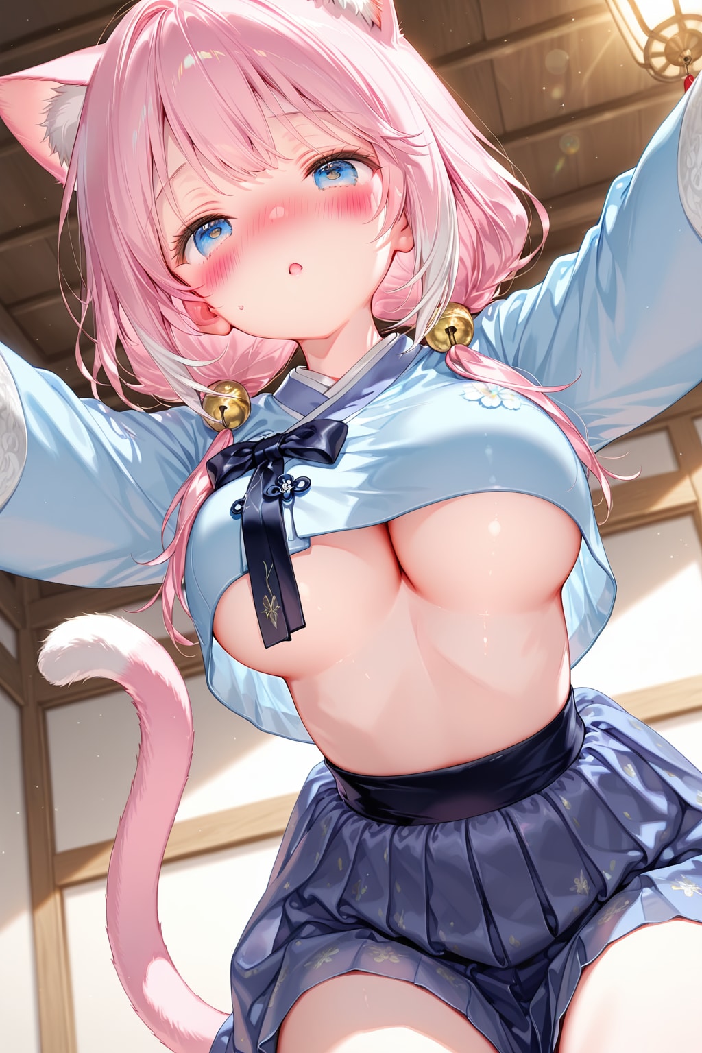 ね〜起きてよ〜