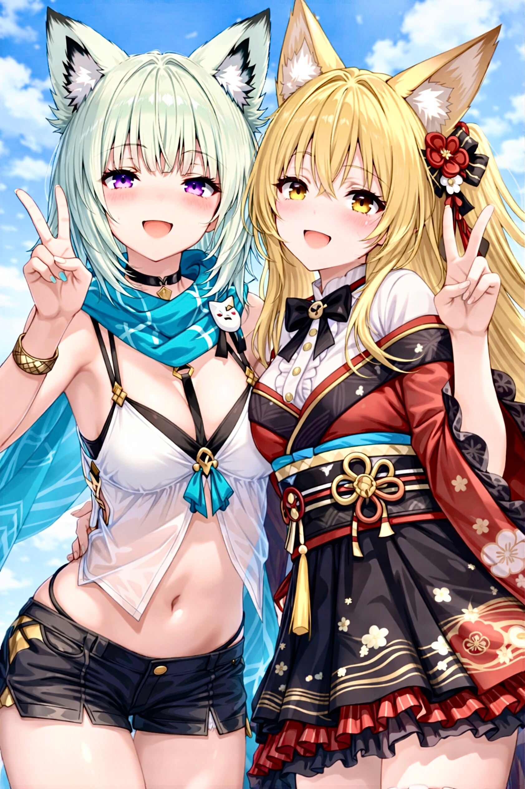 Zangai Scrapedさんの狐娘さんと