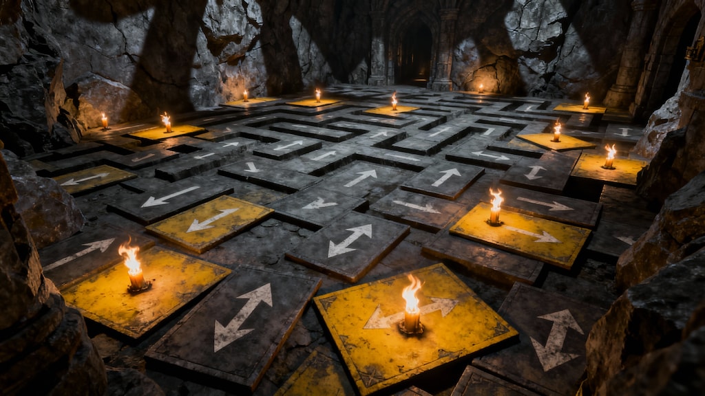 風景１３　矢印床