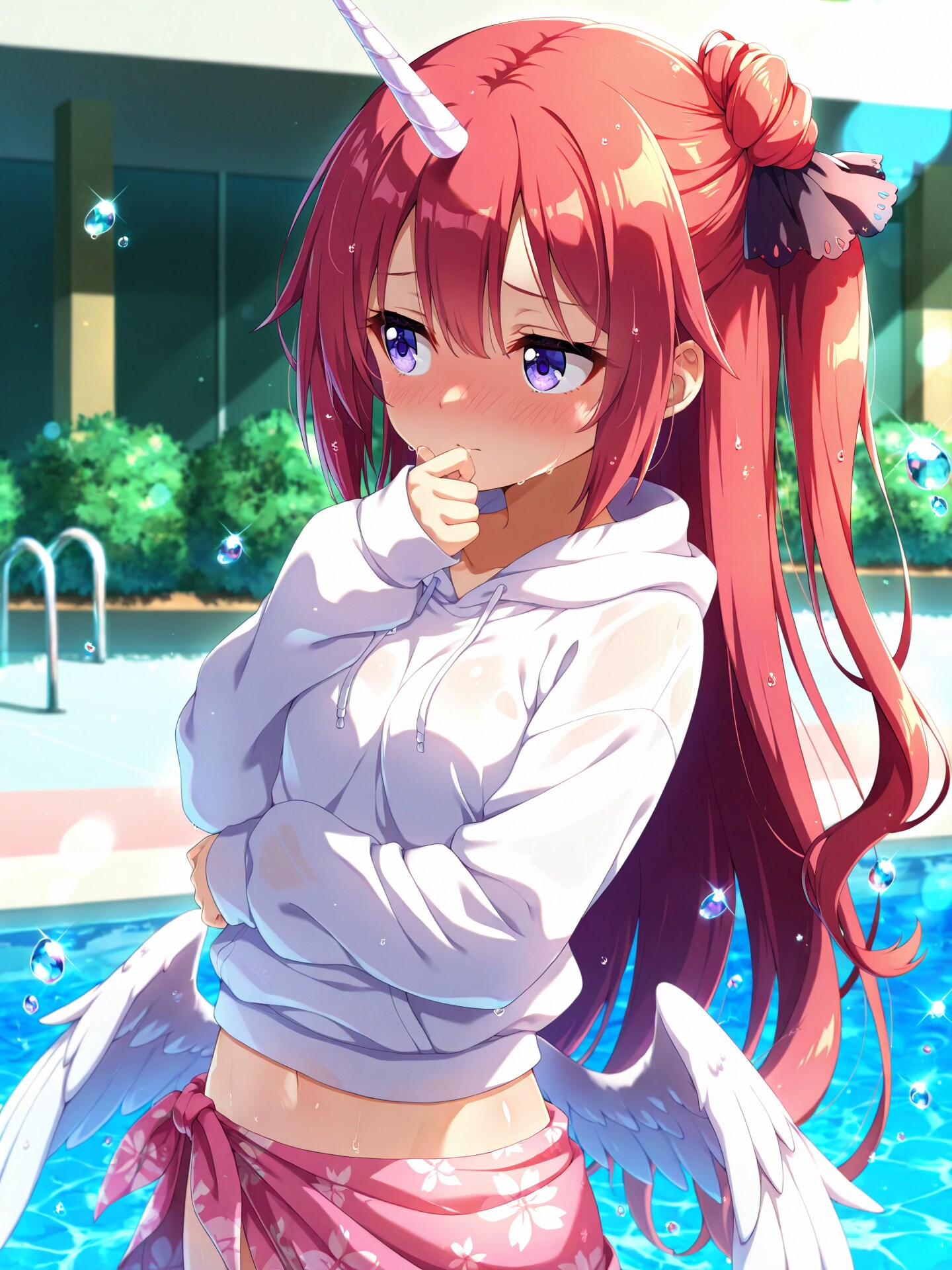 角と翼が生えた子