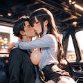社用車でのセックス、最高っ！ 2枚目