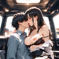 社用車でのセックス、最高っ！ 3枚目