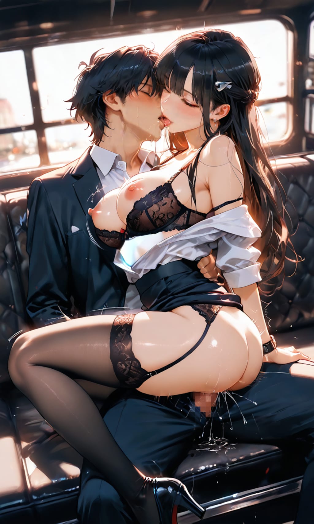 社用車でのセックス、最高っ！
