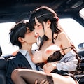 社用車でのセックス、最高っ！ 9枚目