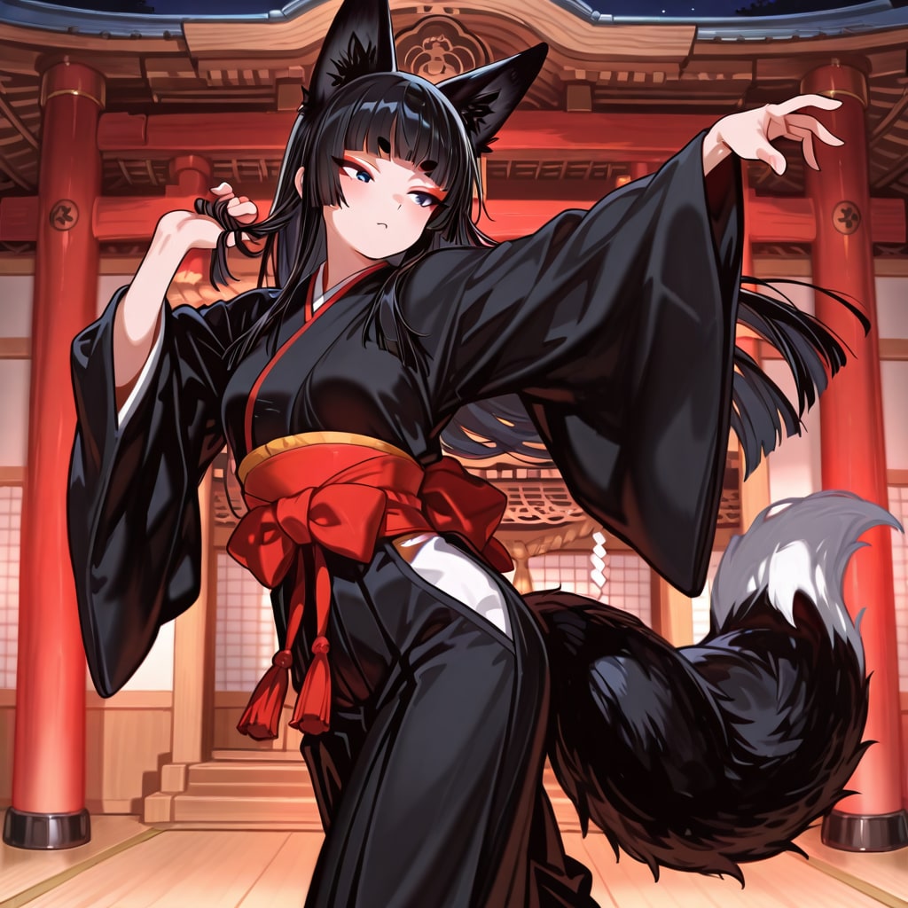 黒狐一族の舞