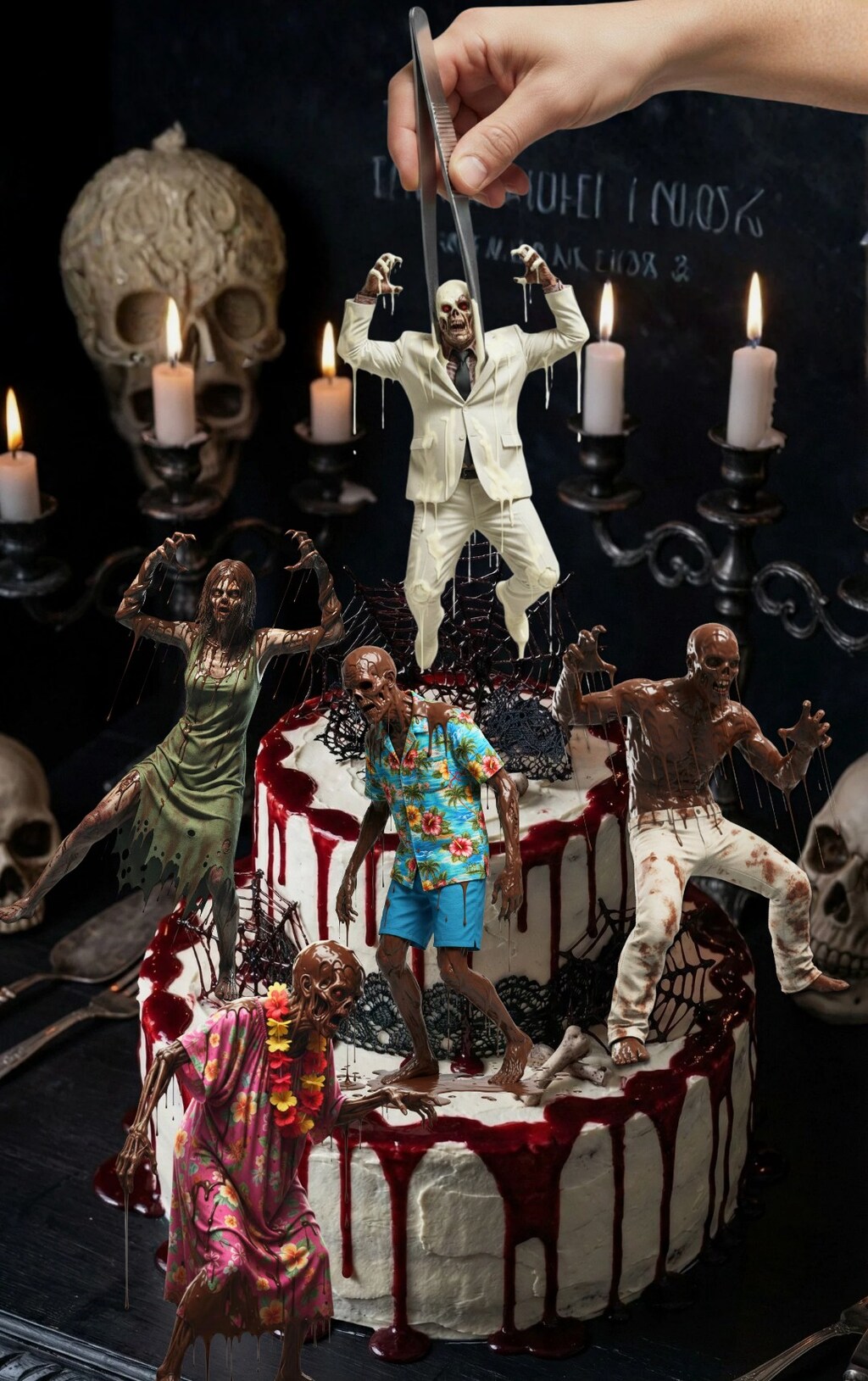 チョコ・ゾンビ トッピングケーキ予約受付中