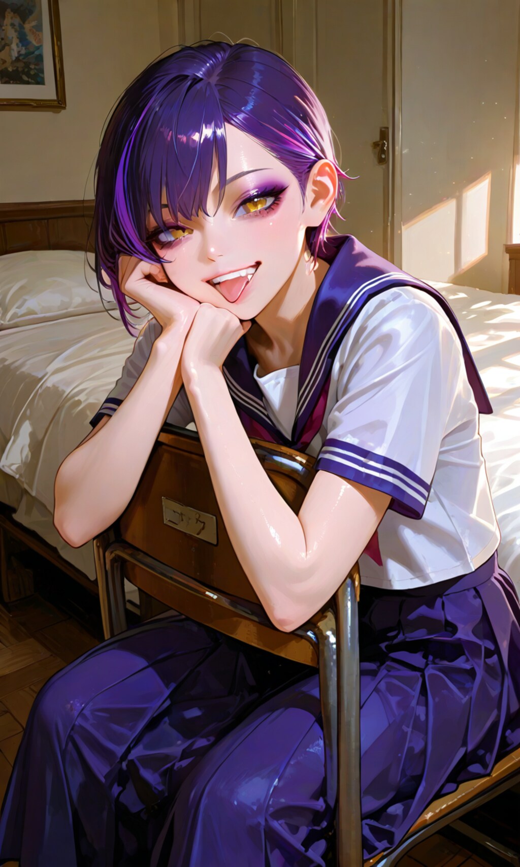 オレに制服を着ろだなんて、オマエ変わってるな