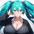 ボカロ　ローリングガール　初音ミク（爆乳版） 8枚目