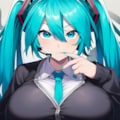ボカロ　ローリングガール　初音ミク（爆乳版） 4枚目