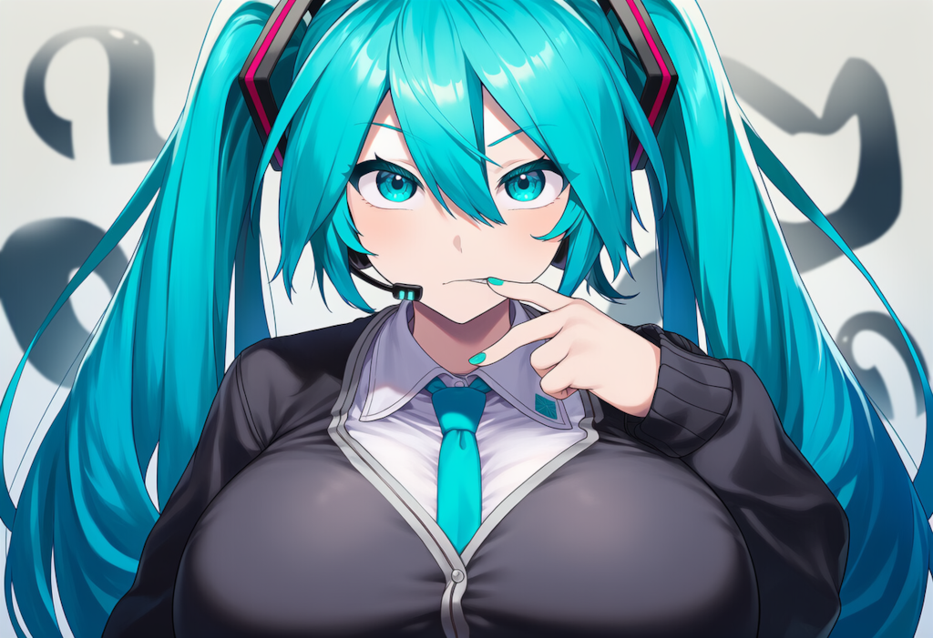 ボカロ　ローリングガール　初音ミク（爆乳版）