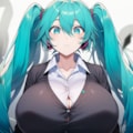 ボカロ　ローリングガール　初音ミク（爆乳版） 6枚目