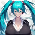 ボカロ　ローリングガール　初音ミク（爆乳版） 3枚目