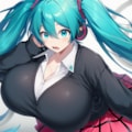 ボカロ　ローリングガール　初音ミク（爆乳版） 10枚目