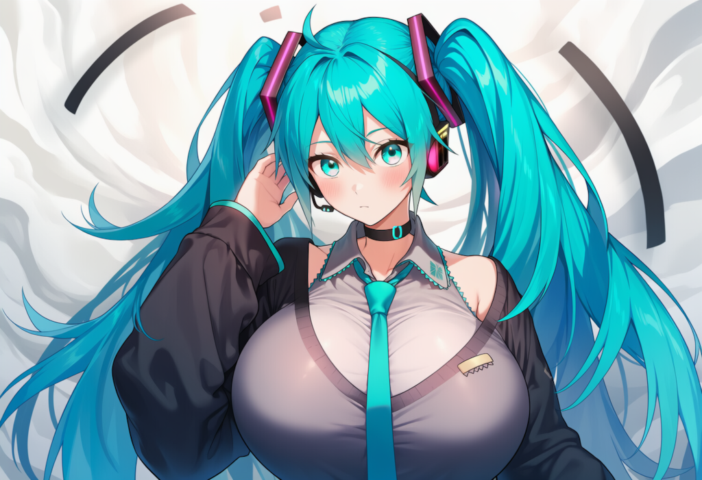 ボカロ　ローリングガール　初音ミク（爆乳版）