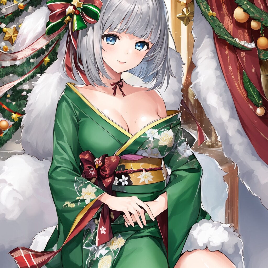 クリスマス着物