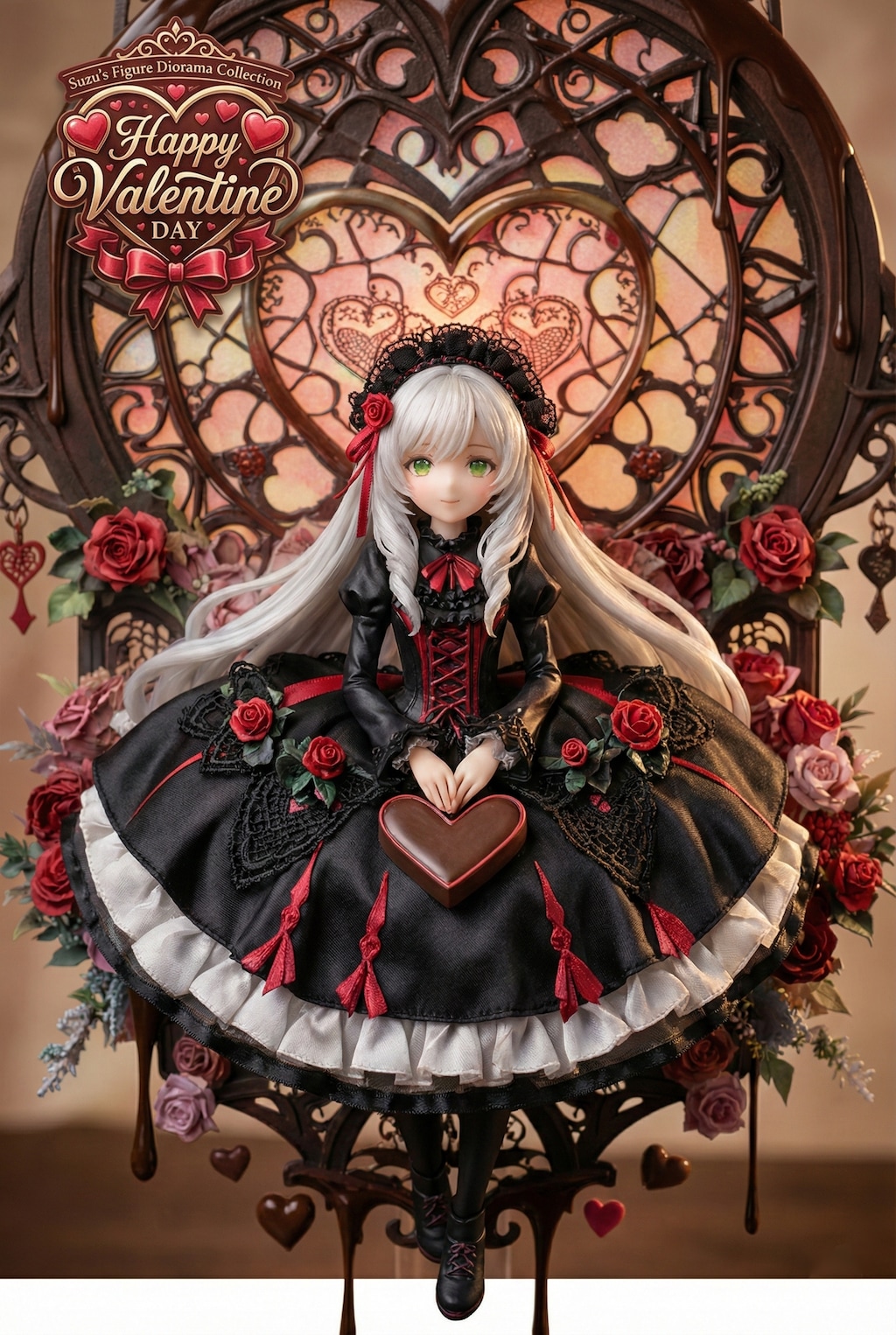 バレンタイン　ゴスロリ