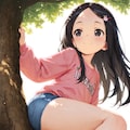 公園で木登り 5枚目