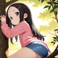 公園で木登り 8枚目