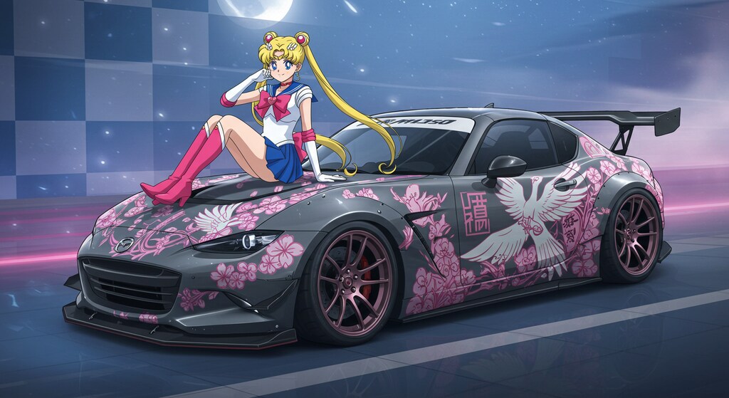 セーラームーンとロードスター