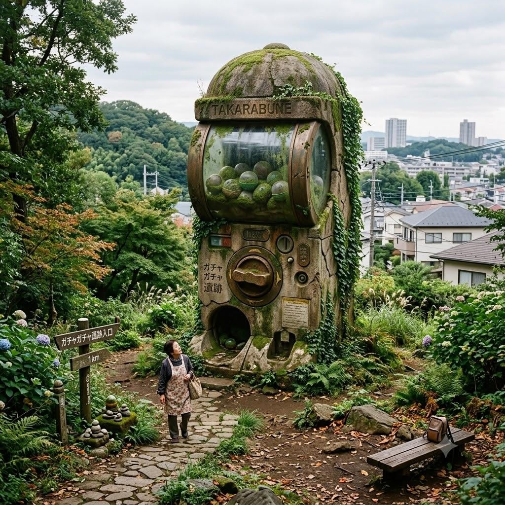 ガチャガチャ遺跡