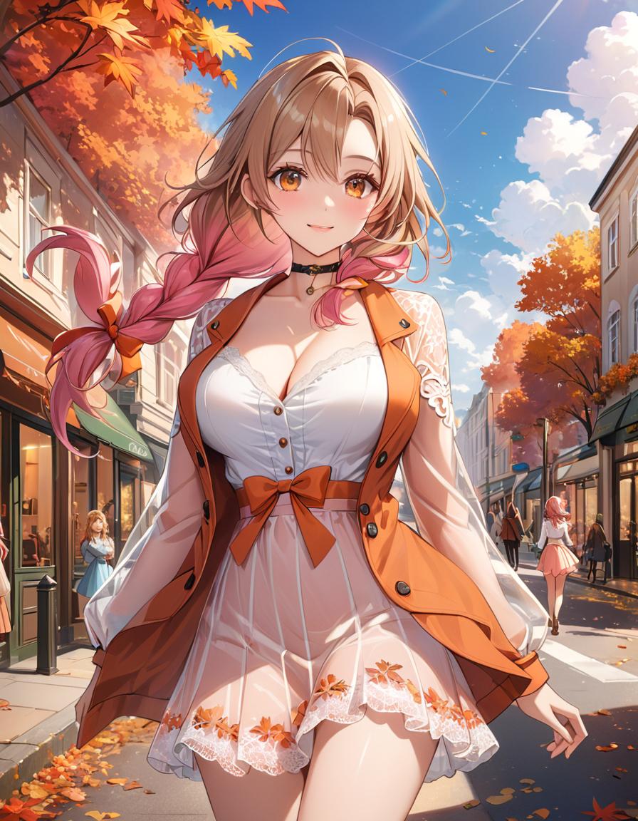 秋ファション　エアリス | の人気AIイラスト・グラビア