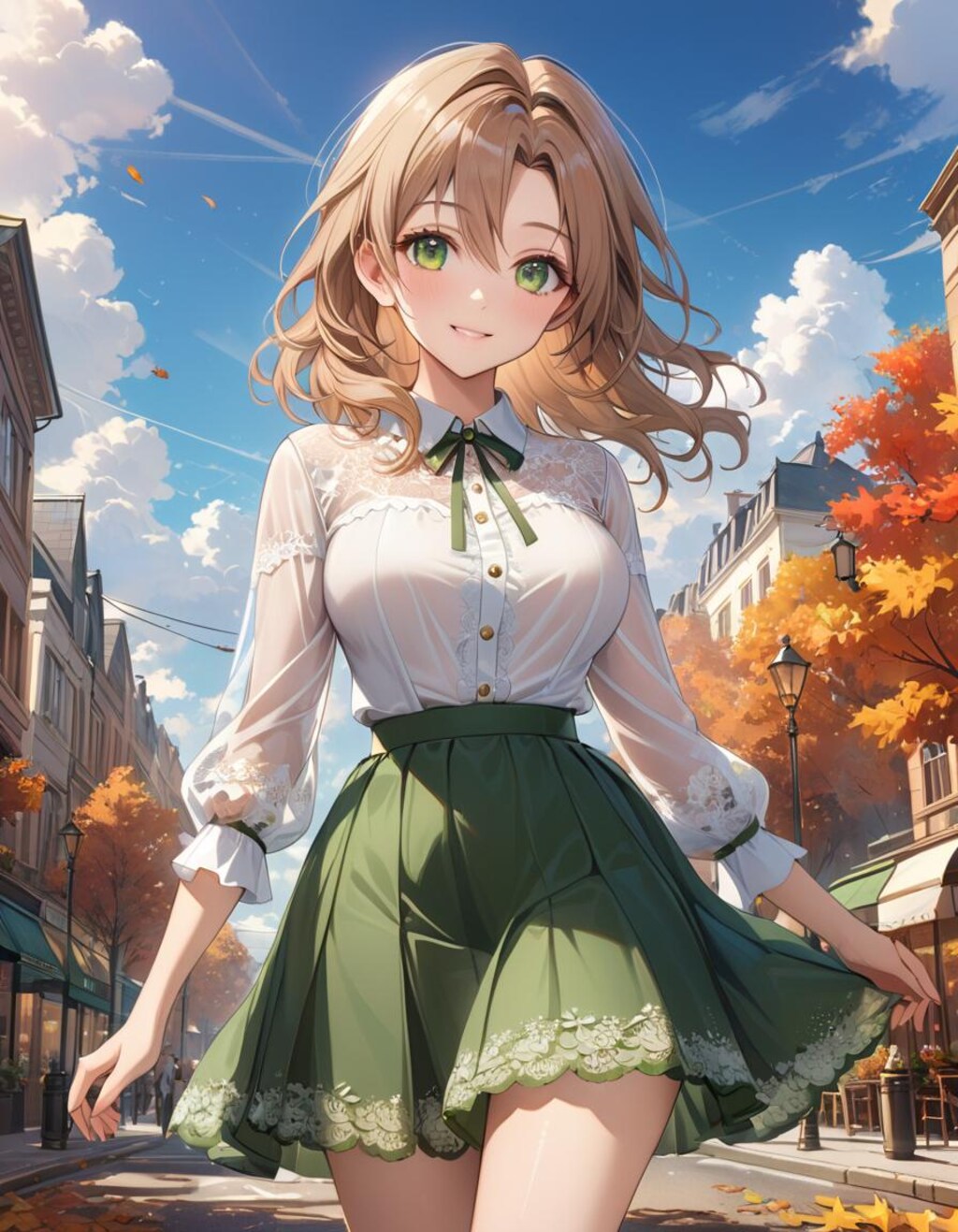 秋ファション　エアリス