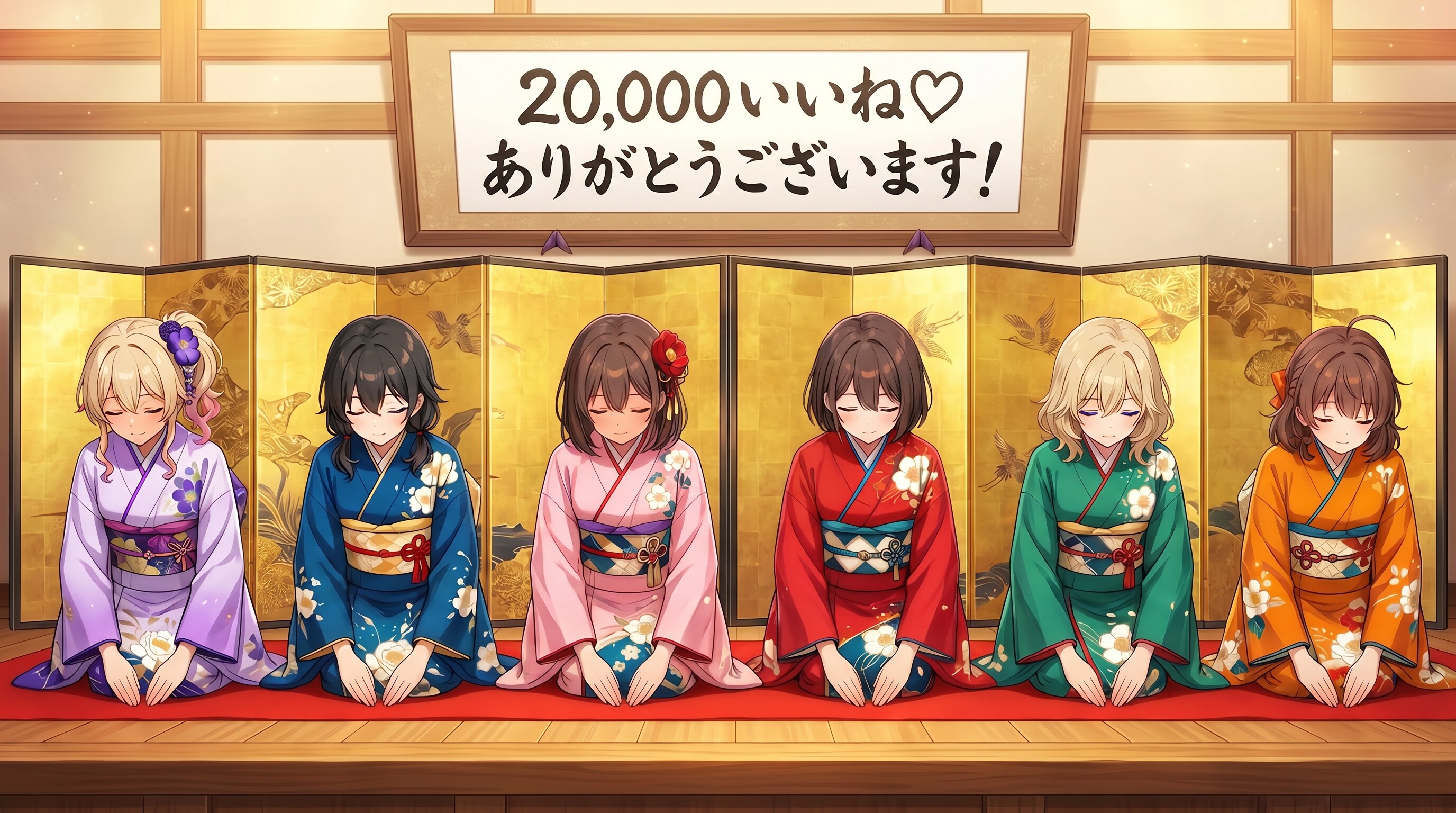 20,000いいね、ありがとうございます！