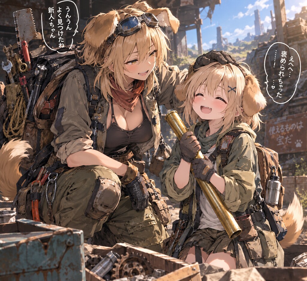 えへへ...褒められちゃった