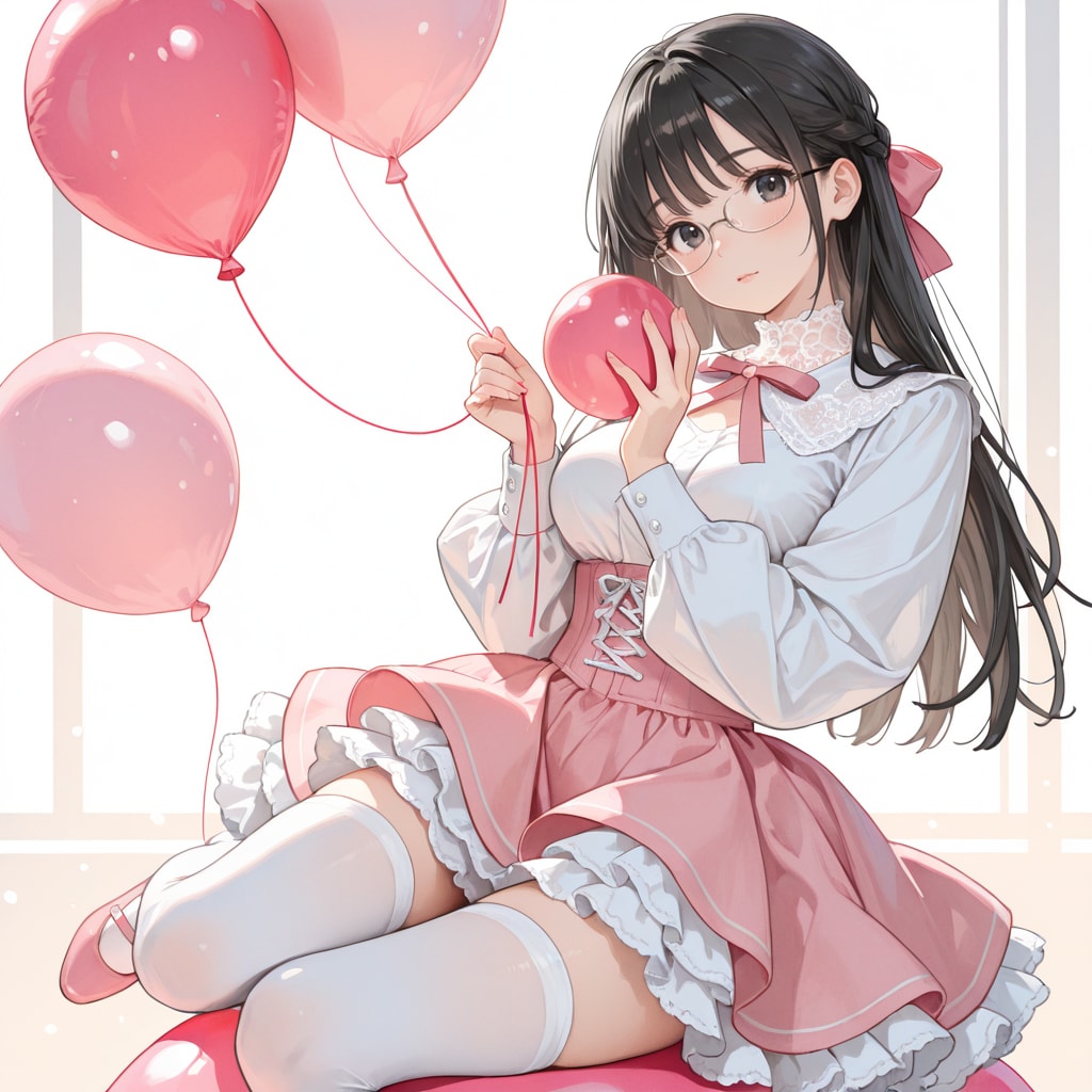 風船と詩織ちゃん