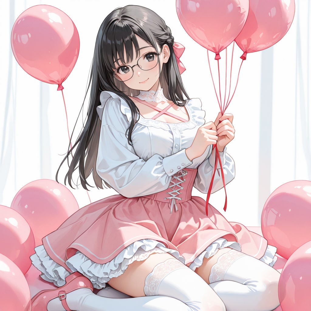 風船と詩織ちゃん