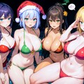 V4Bさんでクリスマス水着 4枚目