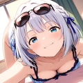 彼女は照れてます 3枚目