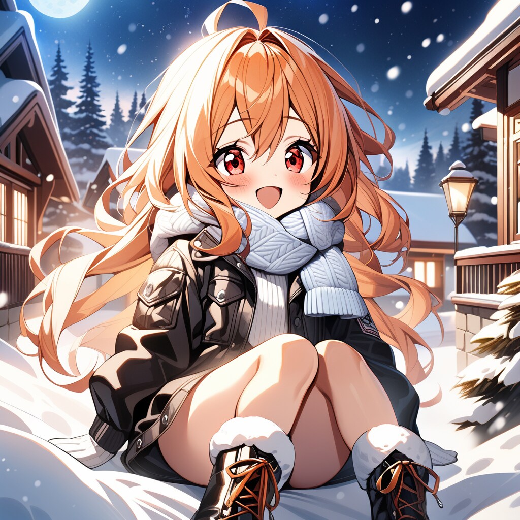 VEGA版ららちゃん　雪旅行