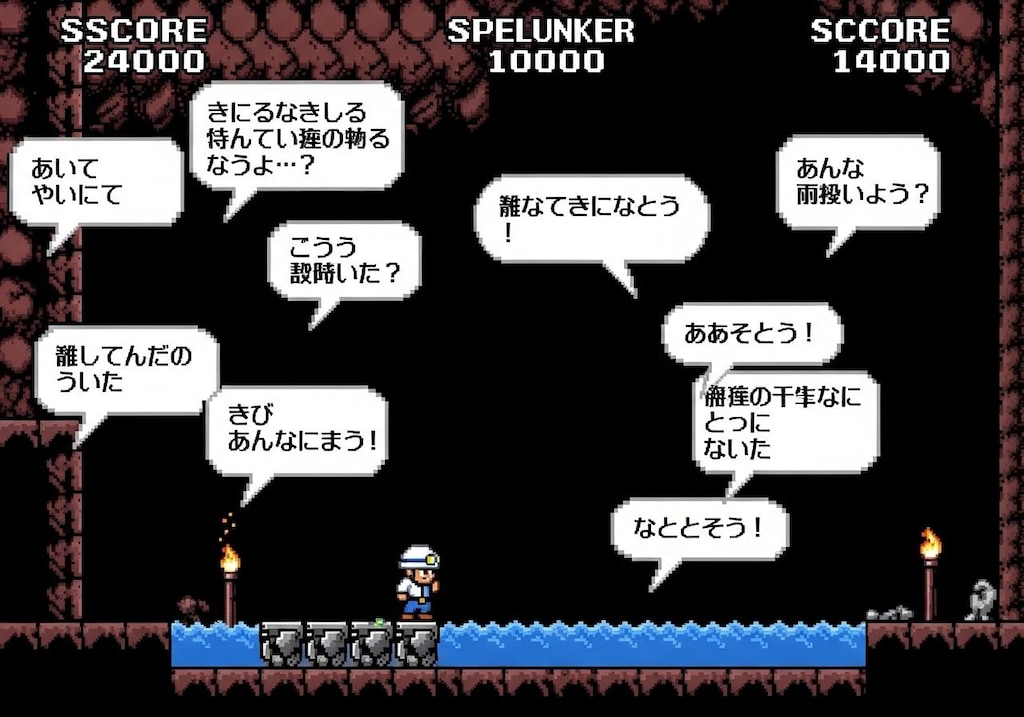 今日はレトロゲームを喋らせてみた