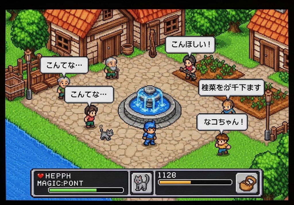 今日はレトロゲームを喋らせてみた