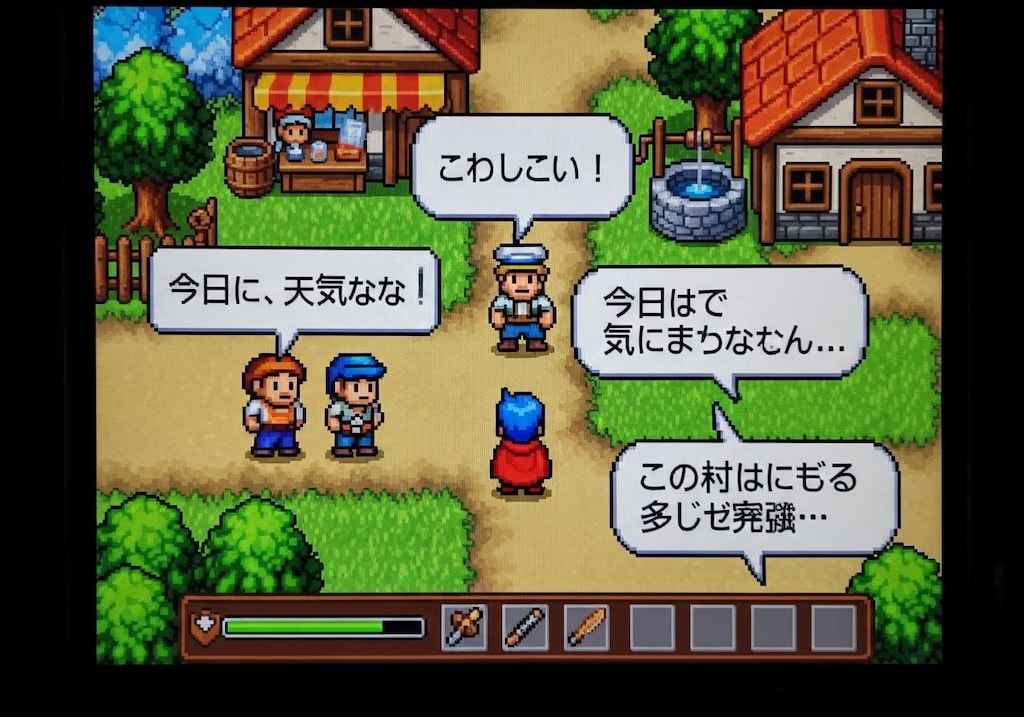 今日はレトロゲームを喋らせてみた